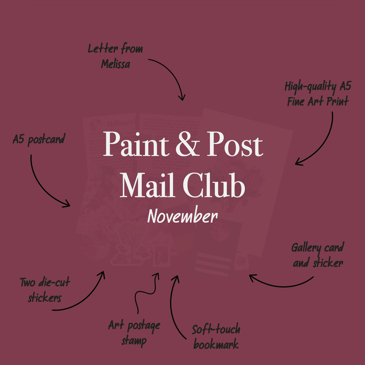 Paint & Post Mail Club - November Edition